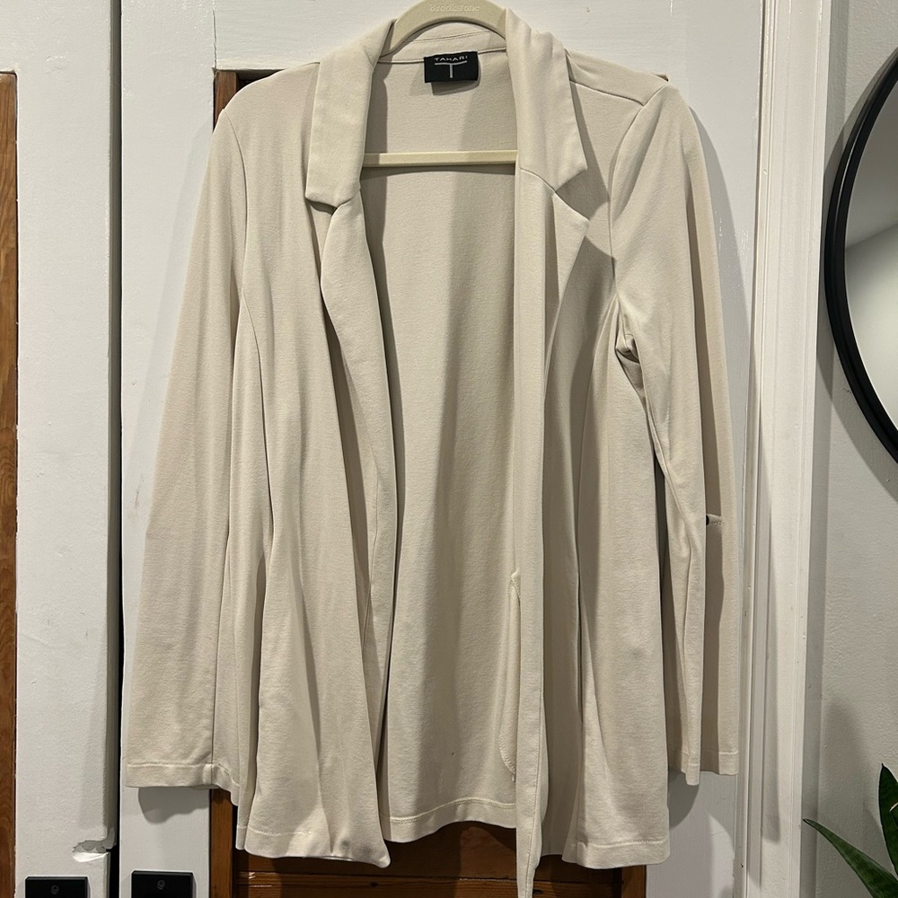 Tahari Light Cream Cardigan